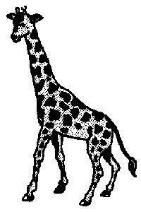 Shelly Giraffe Model Railroad Figure HO Scale #457