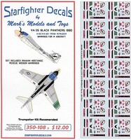 Starfighter 1/350 Starfighter Decals - VA-35 Black Panthers 1980