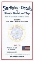 Starfighter 1/350 Starfighter Decals - USS Nimitz CVN68 1975-83 Deck Markings for Trumpeter Kit