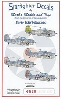 Starfighter 1/48 Starfighter Decals F4F-3 Wildcat Early USN Wildcats