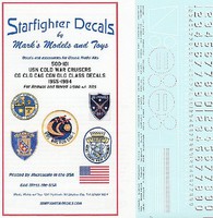 Starfighter 1/500 USN Cold War Cruisers CG, CLG, CAG, CGN, DLG Class 1955-1994 for RMX