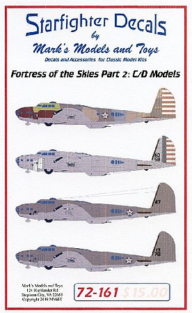 Starfighter 1/72 Fortress on the Sky Part 2 C/D Models for ACY