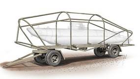 Special Biber German Missile Submarine Trailer for #72006 Plastic Model Military Kit 1/72 #172018