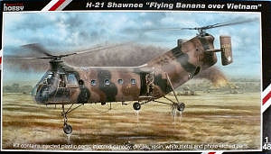 Special H21 Shawnee Flying Banana US Army Helicopter Plastic Model Airplane Kit 1/48 Scale #48062