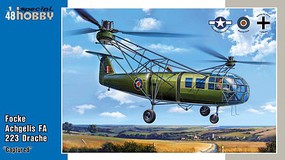 Special Focke Angelis FA 223 Drache ''Captured'' Plastic Model Helicopter Kit 1/48 Scale #48201