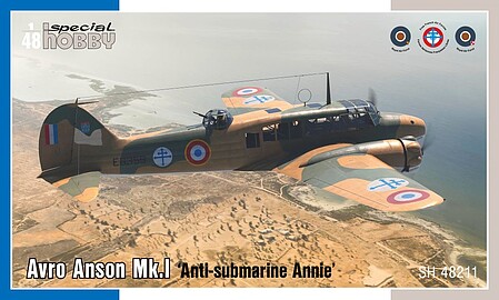 Special Avro Anson Mk.I Anti-Submarine Annie Plastic Model Airplane Kit 1/48 Scale #48211