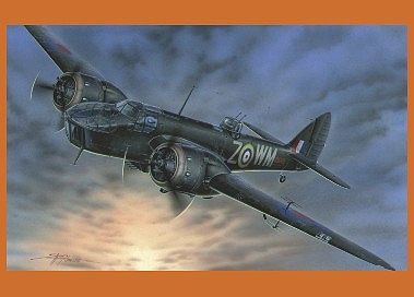 Special Blenheim Mk IV F Long Nosed Fighter Plastic Model Airplane Kit 1/72 Scale #72063