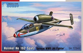 Special Heinkel He162A2 Spatz Aircraft (New Tool) Plastic Model Airplane Kit 1/72 Scale #72341