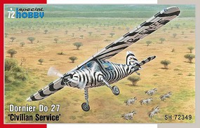 Special Dornier Do27 Civilian Service Aircraft Plastic Model Airplane Kit 1/72 Scale #72349