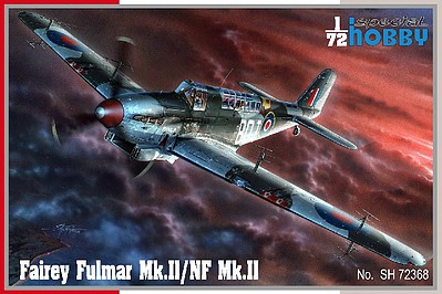 Special Fairey Fulmar Mk II/NF Mk II Fighter Plastic Model Airplane Kit 1/72 Scale #72368