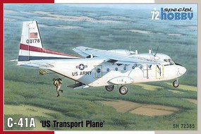 Special C41A US Army Transport Aircraft Plastic Model Airplane Kit 1/72 Scale #72385