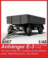 Special 1/48 CMK E-3 German WWII Trailer
