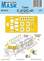 Special 1/72 Special Hobby Casa C.212/C-41 Mask Paint Mask