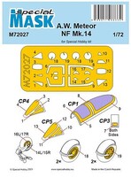 Special 1/72 Special Hobby A.W. Meteor NF Mk.14 Mask Paint Mask