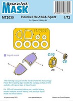 Special 1/72 Special Hobby Heinkel He 162 MASK Paint Mask