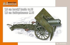 Special 1/35 Special Armour 7.5 cm horsky kanon vz.15 / 7.5 cm Gebirgskanone M.15  Plastic Model Kit