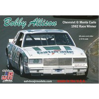 Salvinos 82 Bobby Allison Flat Nose Gatorade Monte Carlo Plastic Model Racecar Kit 1/24 Scale #14214