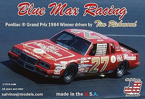 Salvinos Pontiac Grand Prix Old Milwaukee #27 1984 Plastic Model Racecar Kit 1/24 Scale #15906