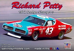Salvinos 1/25 Richard Petty #43 1972 Dodge Charger Charlotte Race Car