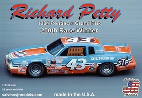 Salvinos 1/24 Richard Petty #43 1984 Pontiac Grand Prix 200th Winner Race Car