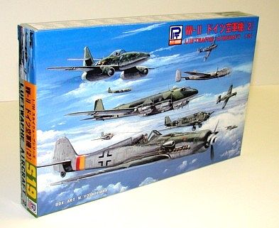 Skywave WWII German Aircraft Set #2 Plastic Model Airplane Kit 1/700 Scale #s19