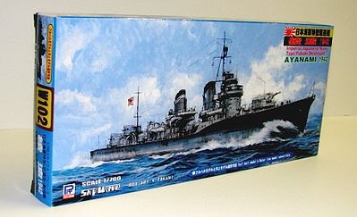 Skywave IJN Fubuki Class Ayanami 1942 Plastic Model Destroyer Kit 1/700 ...