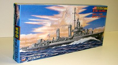 Skywave WWII US USS Caldwell DD605 Plastic Model Destroyer Kit 1/700 ...