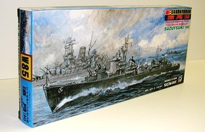 IJN Akizuki Class Suzutsuki 1945 Plastic Model Destroyer Kit 1/700 ...