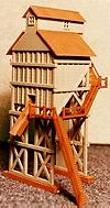 Scale-Structures Coal Tower (Unpainted Metal Castings) HO Scale Model Railroad Accessory #7238