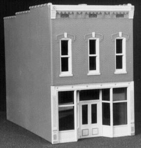 Smalltown Vivians Family Shoe Store City Building Kit HO Scale Model Railroad Building #6013