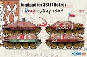 Snowman 1/35 Snowman Jagdpanzer 38(t) Hetzer Prague May 1945 Plastic Model Kit