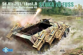 Snowman 1/35 Snowman Stuka zu Fuss Sd.Kfz.251/1 Ausf.D German Haltrack Plastic Model Kit