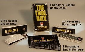 Scale-Motor The Tool Box (5 Grabit Stix, 10 Polishing Stix, 8 Saw & Scribers)