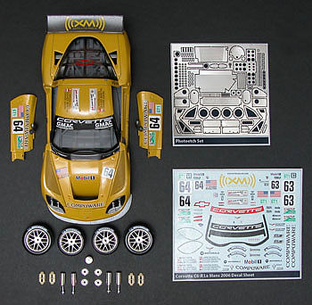 Scale-Motor 2006 Corvette C6R LeMans Race Car Builders Kit Plastic Model Vehicle Kit 1/25 #31231