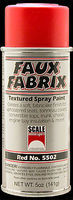 Scale-Motor Faux Fabrix Textured Spray Paint Sports Car Red 5oz.