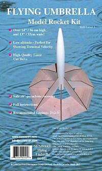 Sunward Model Rockets Sunward Flying Umbrella Model Rocket Kit (Skill Level 3) #21