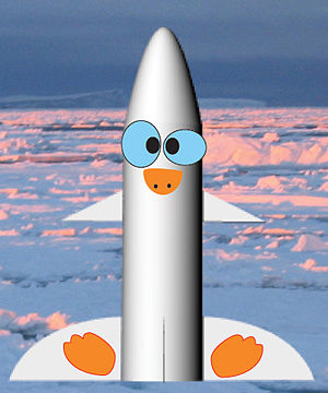 Sunward Model Rockets Sunward Penguin Model Rocket Kit (Skill Level 2)