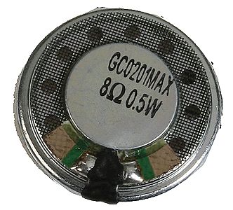 SoundTraxx 8 Ohm 3/4 Round Speaker Model Railroad Electrical Accessory #810053