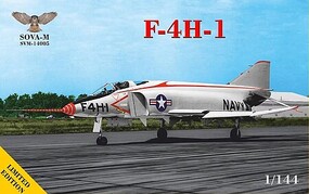 Sova-M 1/144 Sova-M F4H-1 Phantom (1959 Flight tests) Plastic Model Kit