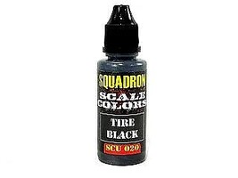 Squadron-Scale-Color Squadron Scale Colors Tire Black Acrylic Airbrush Paint (15ml Bottle)