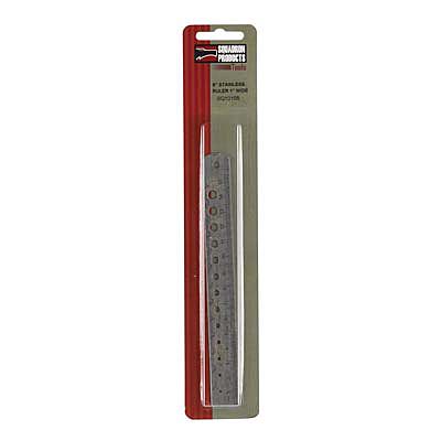 Squadron 6 Ruler with Drill Gauge Hobby and Modeling Hand Measuring Tool #10108
