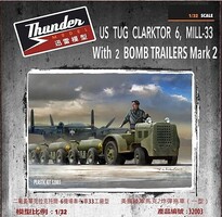 Squadron 1/32 Thunder Model US Army Clarktor6 Mill33 with Bomb Trailers