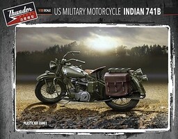 Squadron 1/35 Thunder Model US Military Indian 741B (2 kits in box)