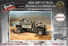 Squadron 1/35 Thunder Model LRDG F30 Gun truck with action figures