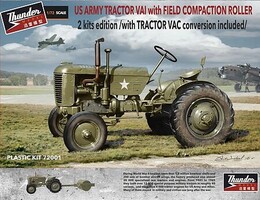 Squadron 1/72 Thunder Model US Case VAI Tractor 2 kits edition + Le Tourneau Compaction Ro