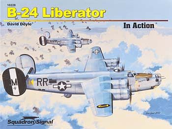 Squadron B-24 Liberator In Action Authentic Scale Model Airplane Book #10228