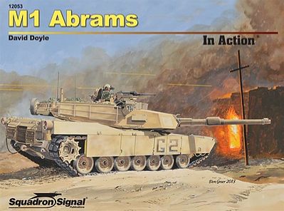 Squadron M1 Abrams In Action Authentic Scale Tank Vehicle Book #12053