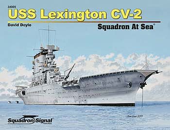 Squadron USS Lexington Squadron At Sea Authentic Scale Model Boat Book #34005