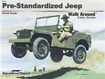 Squadron Pre-Standardized Jeep Walk Around Color Authentic Scale Tank Vehicle Book #5711