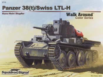 Squadron Panzer 38(t) Color Walk Around Authentic Scale Tank Vehicle Book #5713